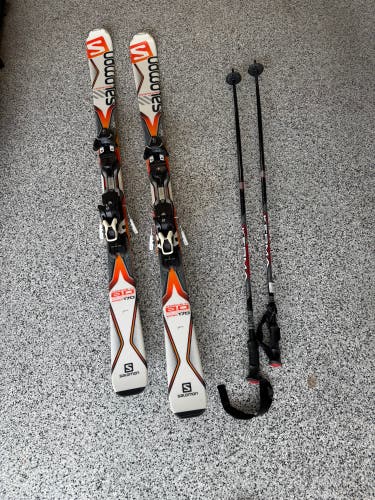 2017 Salomon X-Drive 170 cm All Mountain Skis With Bindings (Used)