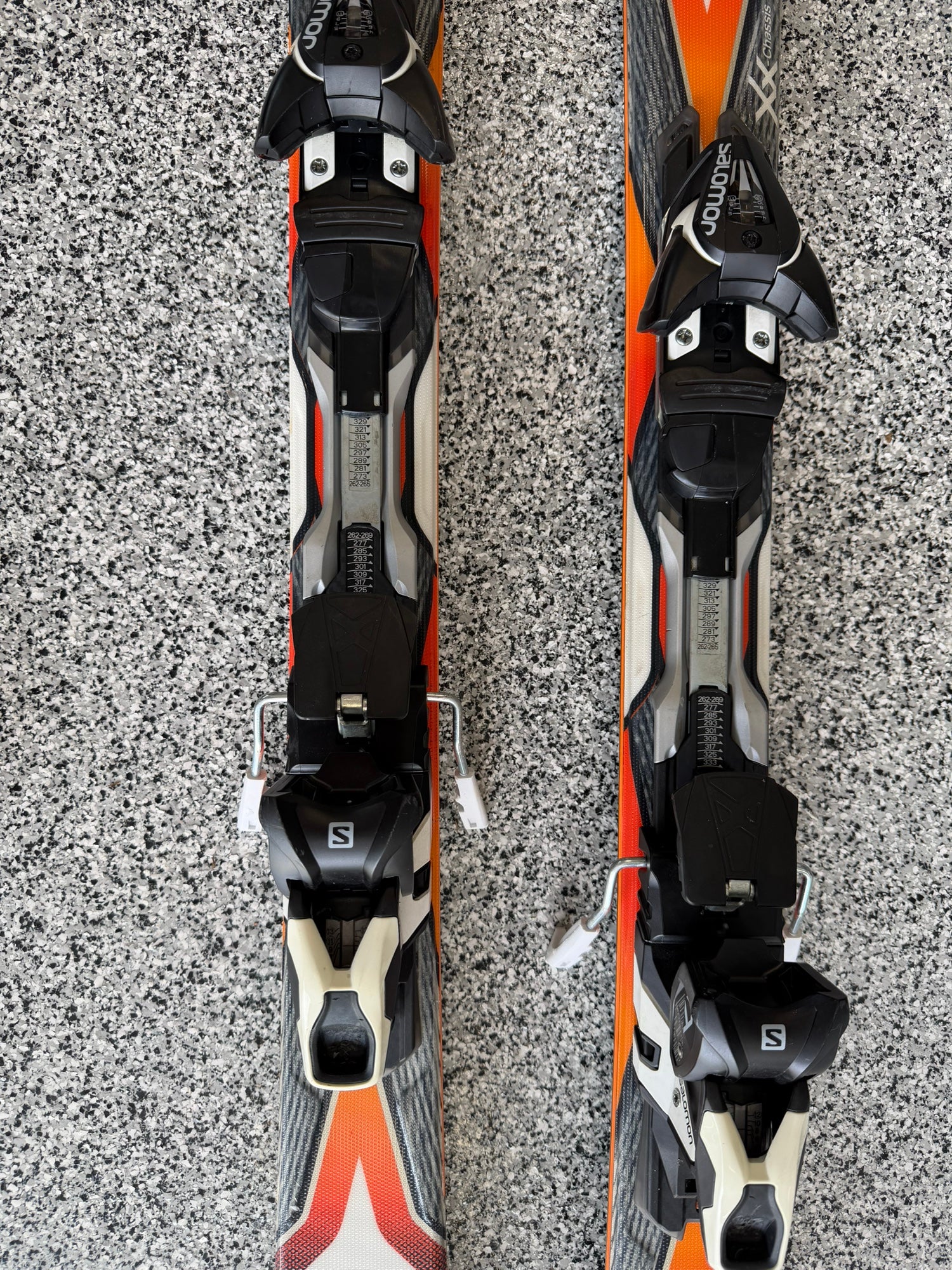 2017 Salomon X-Drive 170 cm All Mountain Skis With Bindings (Used