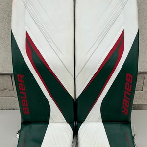 Jesper Wallstedt XL Bauer Vapor Hyperlite 2 Goalie Leg Pads Pro Stock (Used) 20256