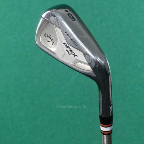 Callaway Apex Pro '19 Forged Single 6 Iron SteelFiber fc 80 F3 Graphite Regular
