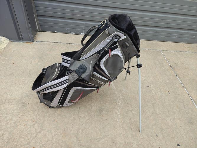 Nike Xtreme Sport 8 Divider Dual Strap Golf Stand Bag Gray