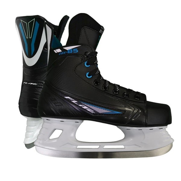 Flite Hockey Chaos CX-85 Adult Ice Hockey Skates | Black/Blue