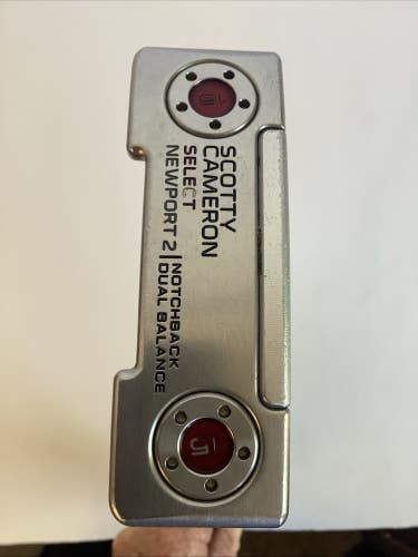 Titleist Scotty Cameron Select Newport-2 Notchback Dual Balance Putter 34.5
