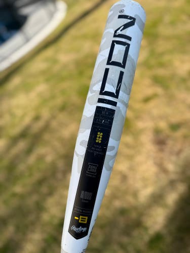 2025 Rawlings Icon Composite USSSA Certified Bat (-8) 22 oz 30" (Used)