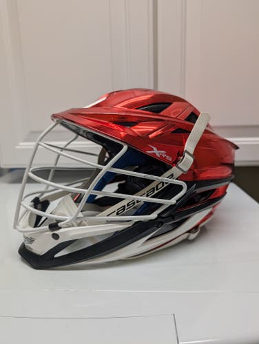 Chrome Red Cascade XRS Helmet (Used)