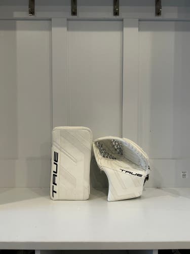 True HZRDUS Junior Size Goalie Glove & Blocker Regular Catch (New)