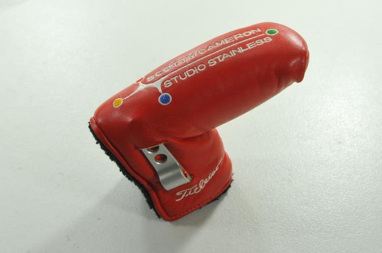 Titleist 2001 Scotty Cameron Studio Design Blade Putter Head Cover VGC  #209213