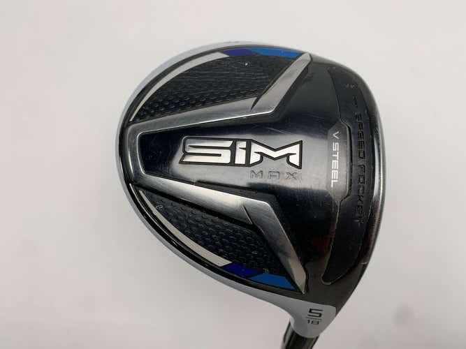 TaylorMade SIM MAX 5 Fairway Wood 18* Fujikura Ventus Blue 5R Regular RH