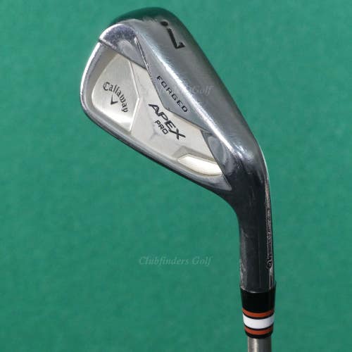 Callaway Apex Pro '19 Forged Single 7 Iron SteelFiber fc 80 F3 Graphite Regular