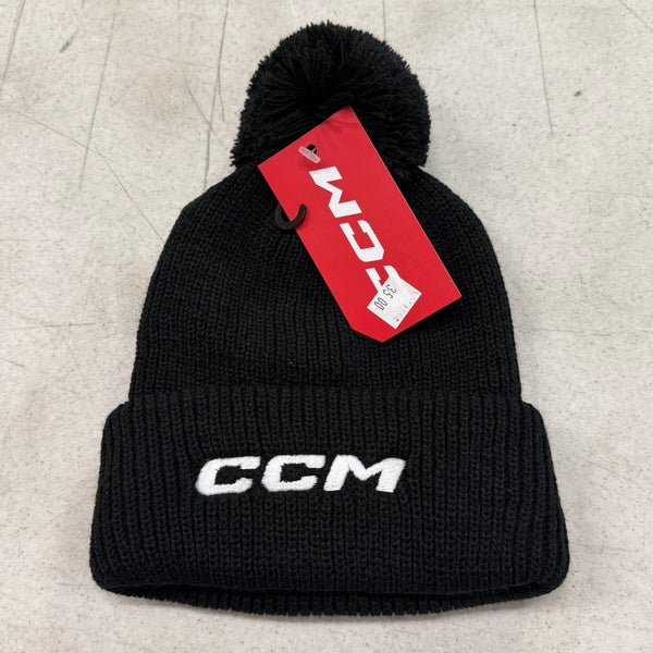 Black Adult Beanie CCM Hat (New)