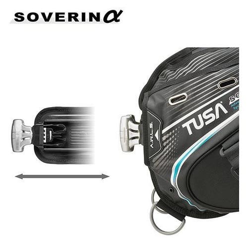 2X Tusa Soverin Alpha AWLS III Weight Cartridge Pocket Scuba Dive BCD A.W.L.S.