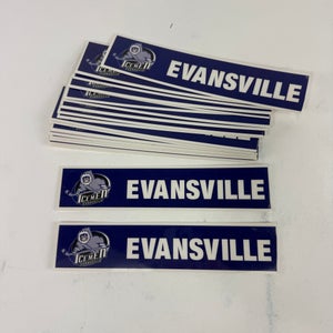 Evansville Icemen Locker Room Nameplates