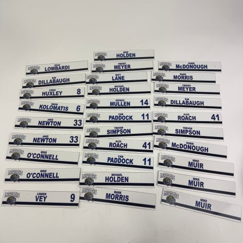 Manchester Monarchs Locker Room Nameplates (Group#1)