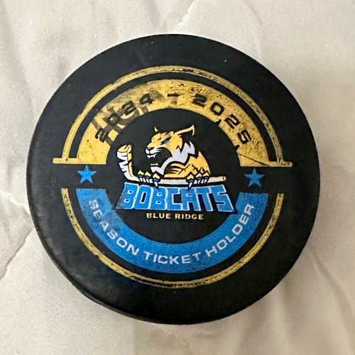 Blue Ridge Bobcats Hockey 2024-25 Season Ticket Holder Puck (FPHL)