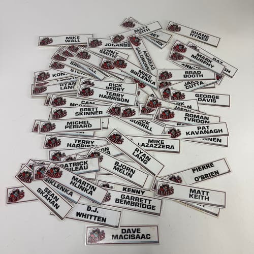 Portland Pirates Locker Room Nameplates (Group#3)