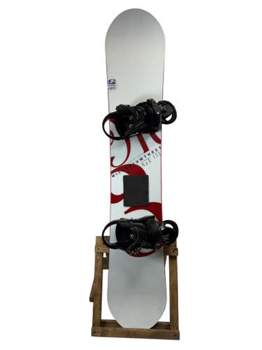 151cm  Millennium Three Gt Limited Release Snowboard w/ Burton Stiletto Bindings