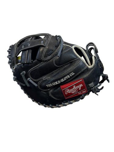 Used Rawlings HEART OF THE HIDE BB/SB Catchers RH Throw Black 34" 11873-S000188064