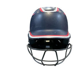 Used Easton Batting Helmet w/Mask White/Red/Navy One Size 11873-S000216035