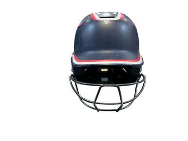 Used Easton Batting Helmet w/Mask White/Red/Navy One Size 11873-S000216035