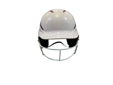 Used RIP-IT 6-6 7/8 Batting Helmet w/Mask White SM 11873-S000218190