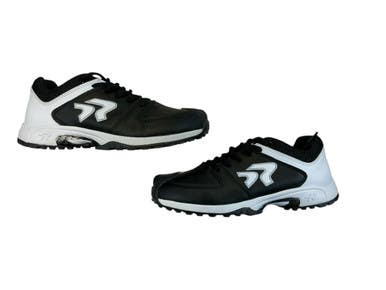 Used Ringor TURF SHOE BB/SB Cleats Black And White Senior 8.5 11873-S000227129