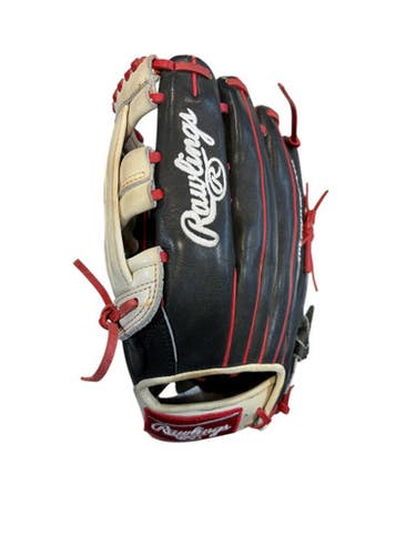 Used Rawlings PRORBH34BC BB/SB Glove LH Throw White/Black/Red 12 3/4" 11873-S000213627