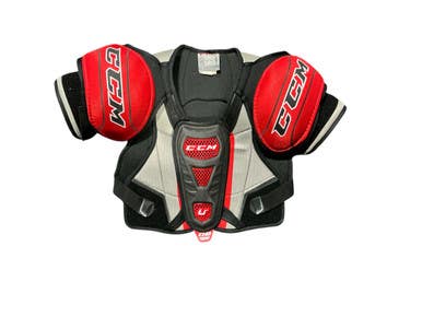Used CCM U+ 08 Senior Shoulder Pads MD 11873-S000228244