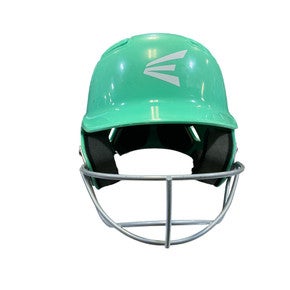 Used Easton Batting Helmet w/Mask Turquoise One Size 11873-S000214950
