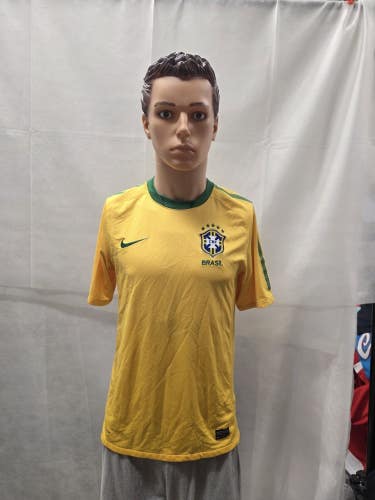 Retro 2010 Brazil National Soccer Team Jersey S