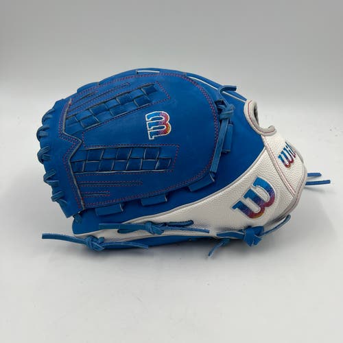 Wilson A2000 V125 Lefty 12.5” Autism Speaks Pitcher Outfield Fastpitch Softball Baseball Glove
