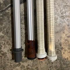 Used and new starter equipment  Shafts and heads