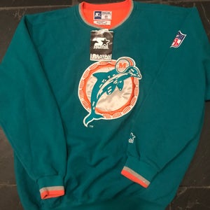 Miami Dolphins -Adult Large Starter Sweatshirt (New)