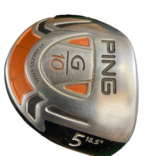 Ping G10 5 Wood 18.5* RH TFC 129F Regular Graphite 42.5" HC Factory Grip Sweet