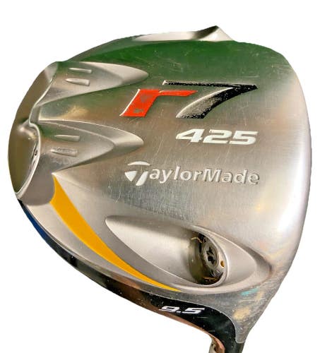 TaylorMade R7 425 MWT Driver 9.5* RH 65g Reax Stiff Graphite 44.5 Nice Condition