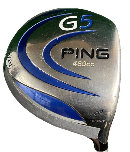 Ping G5 460cc Driver 9 RH 75g ProLaunch Blue X-Stiff Graphite 45 Great Condition