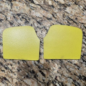 Bauer PORON yellow Backhand Liner Pads Pro Stock Hockey Gloves