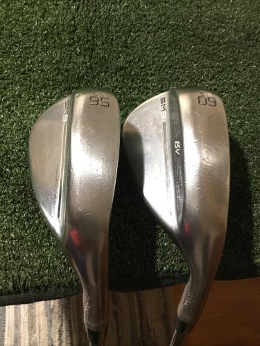 Titleist Vokey Design SM9 S Grind Wedge Set (SW & LW) Wedge Flex Steel Shafts