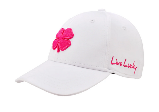 NEW Black Clover Live Lucky Premium Clover #159 White Fitted L/XL Golf Hat