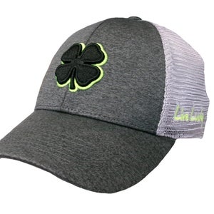 NEW Black Clover Live Lucky Perfect Luck 8 Gray Fitted L/XL Golf Hat/Cap