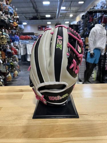 Wilson A2K 2024 June GOTM 1724 Grey/Black 11.75" Baseball Glove: WBW1022571175