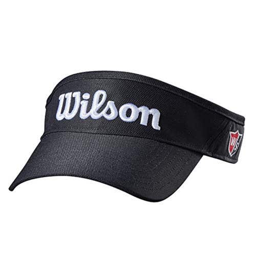Wilson Staff 2018 Visor (Black, Adjustable) Golf Hat NEW
