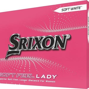 Srixon Soft Feel Lady Golf Balls (Soft White, 12pk) 2023 NEW