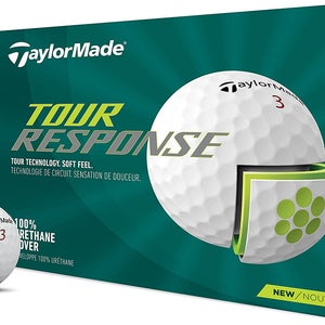 Taylor Made Tour Response Golf Balls (White,12pk) 1dz 2022  3 Layer NEW
