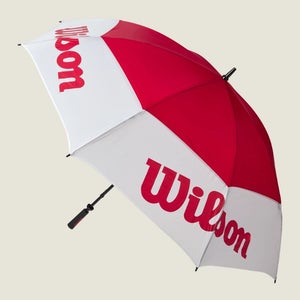 Wilson Staff Tour Umbrella 2025 (White/Red, 68" Double Canopy) Golf NEW