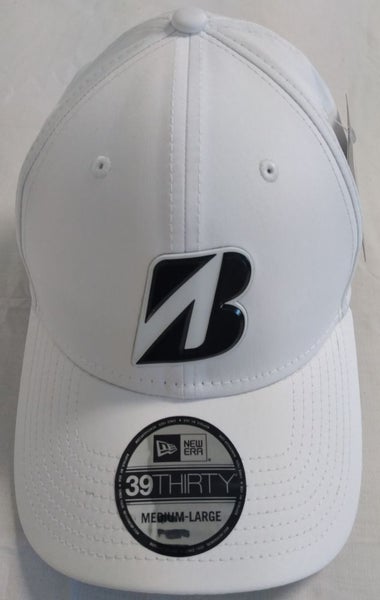 Bridgestone Golf New Era Fitted 2021 Hat (White, Medium-Large) NEW
