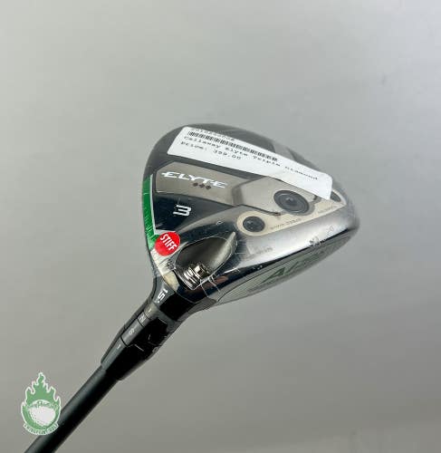 NEW Right Handed Callaway ELYTE 3 Wood TD 15* 75g Stiff Flex Graphite Golf Club