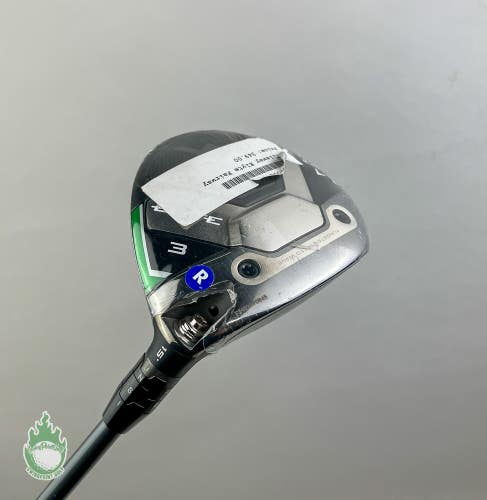 NEW Right Handed Callaway ELYTE 3 Wood 15* 60g Regular Flex Graphite Golf Club