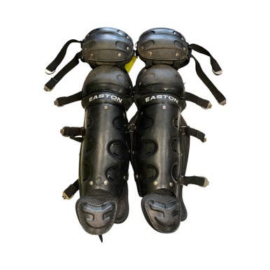Used Easton EASTON LEG GUARDS Catchers Leg Guards Black Youth 11859-S000027807