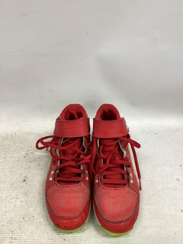 Used Under Armour BRYCE HARPER BB/SB Cleats Red Junior 02 11851-S000042306
