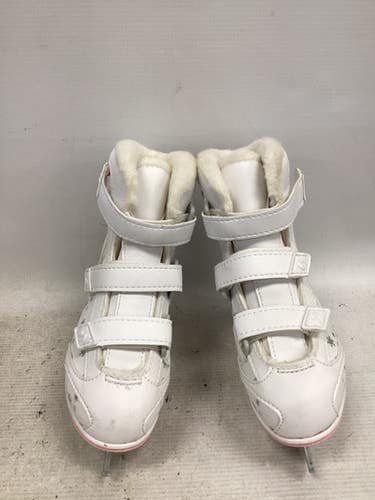 Used Jackson SOFT TEC Girls Softboot Skate White Youth 13.0 11851-S000042301